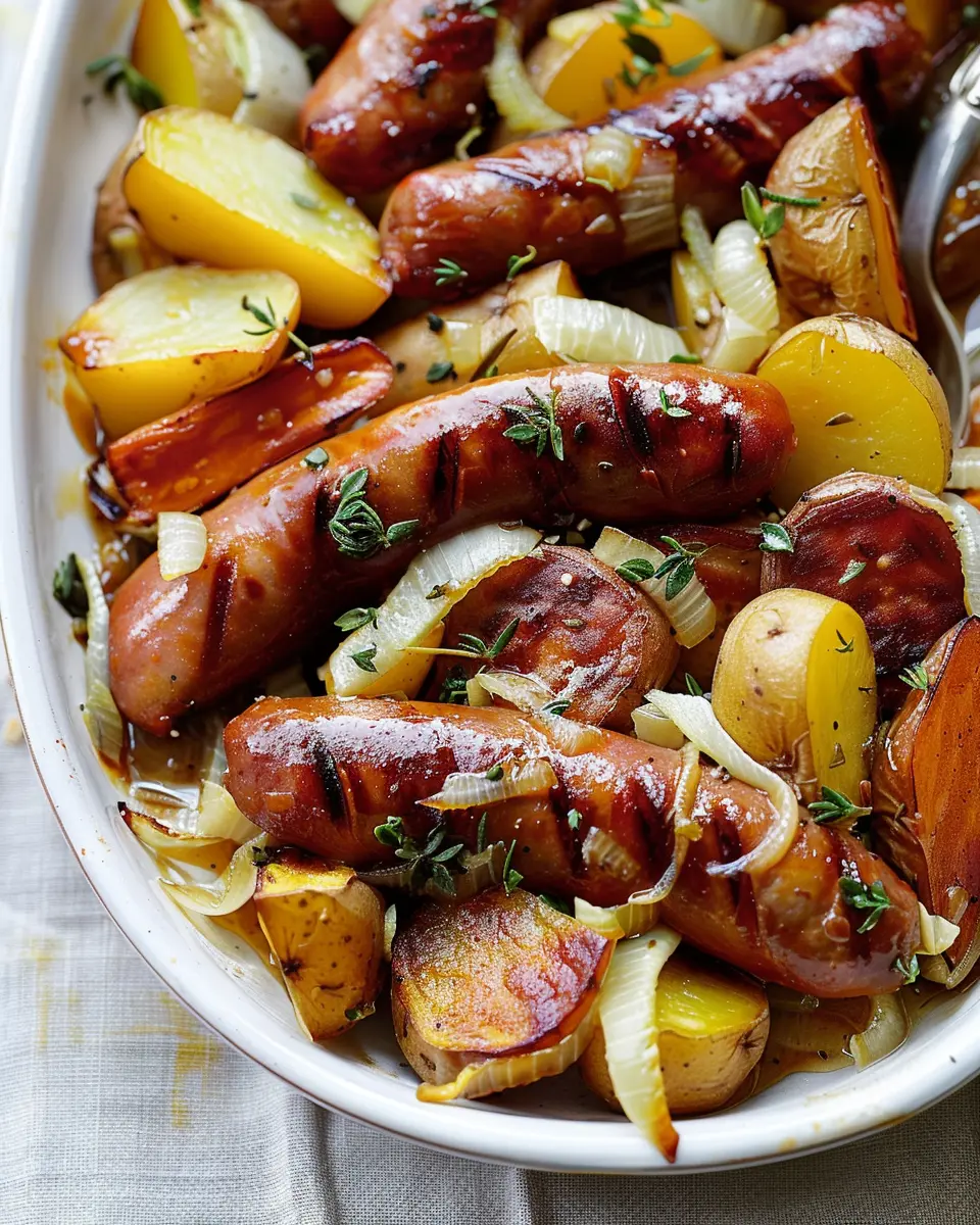 Chou braisé aux saucisses et aux patates douces : Savory Comfort Food Made Easy