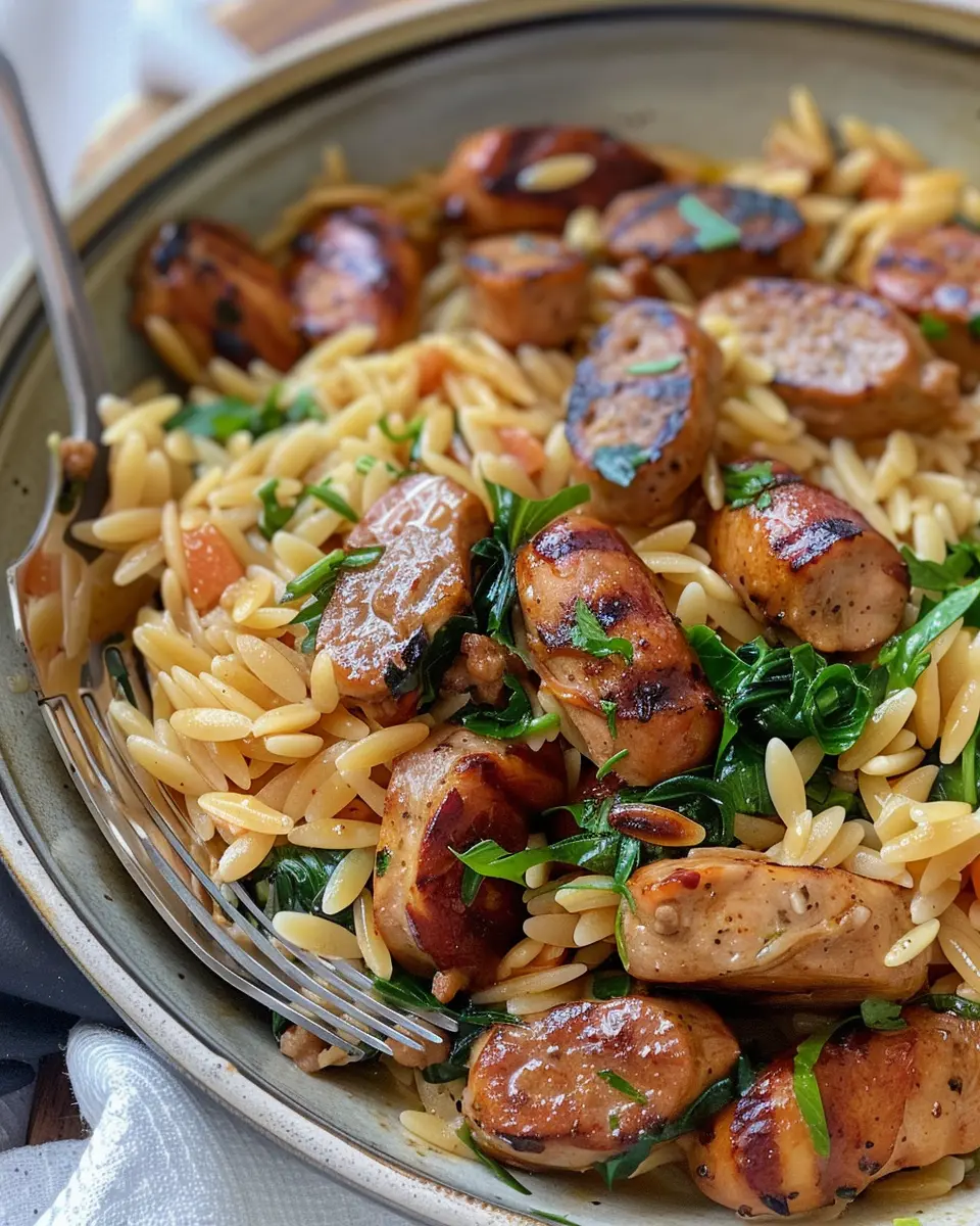 Chicken Sausage and Orzo Pasta: A Quick and Delicious Dinner