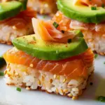 Crispy Rice With Salmon and Avocado