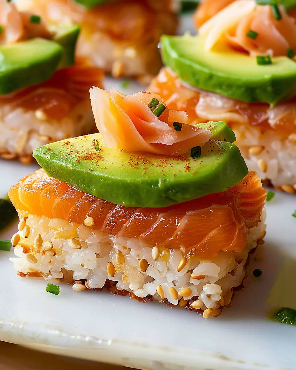 Crispy Rice with Salmon: Easy Avocado Delight for Home Chefs