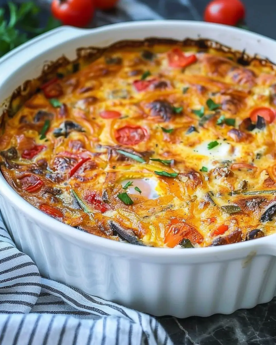 Sweetpotato Egg Casserole: A Hearty Veggie Delight with Turkey Bacon