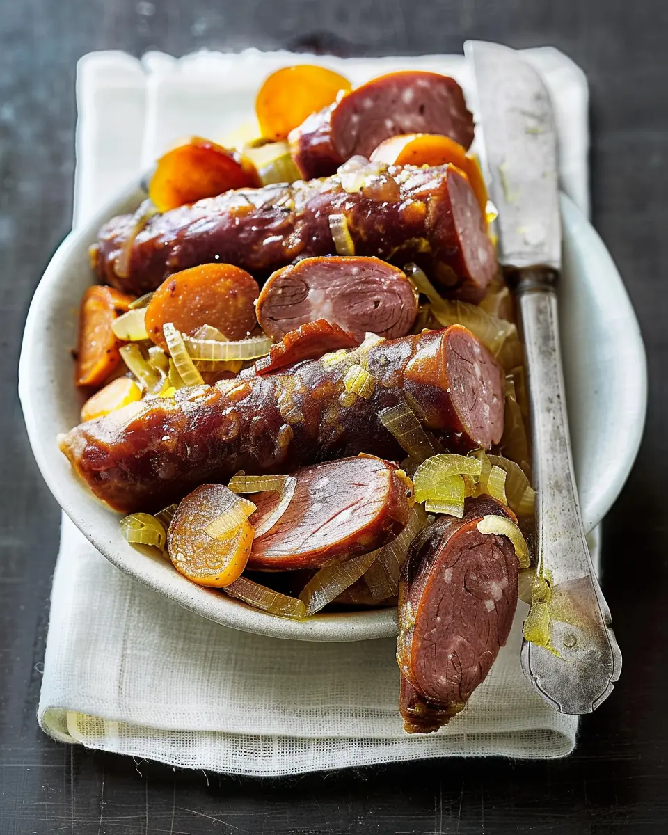 Chou Braisé aux Saucisses: A Comforting, Savory Delight