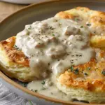 Easy Sausage Gravy and Biscuits