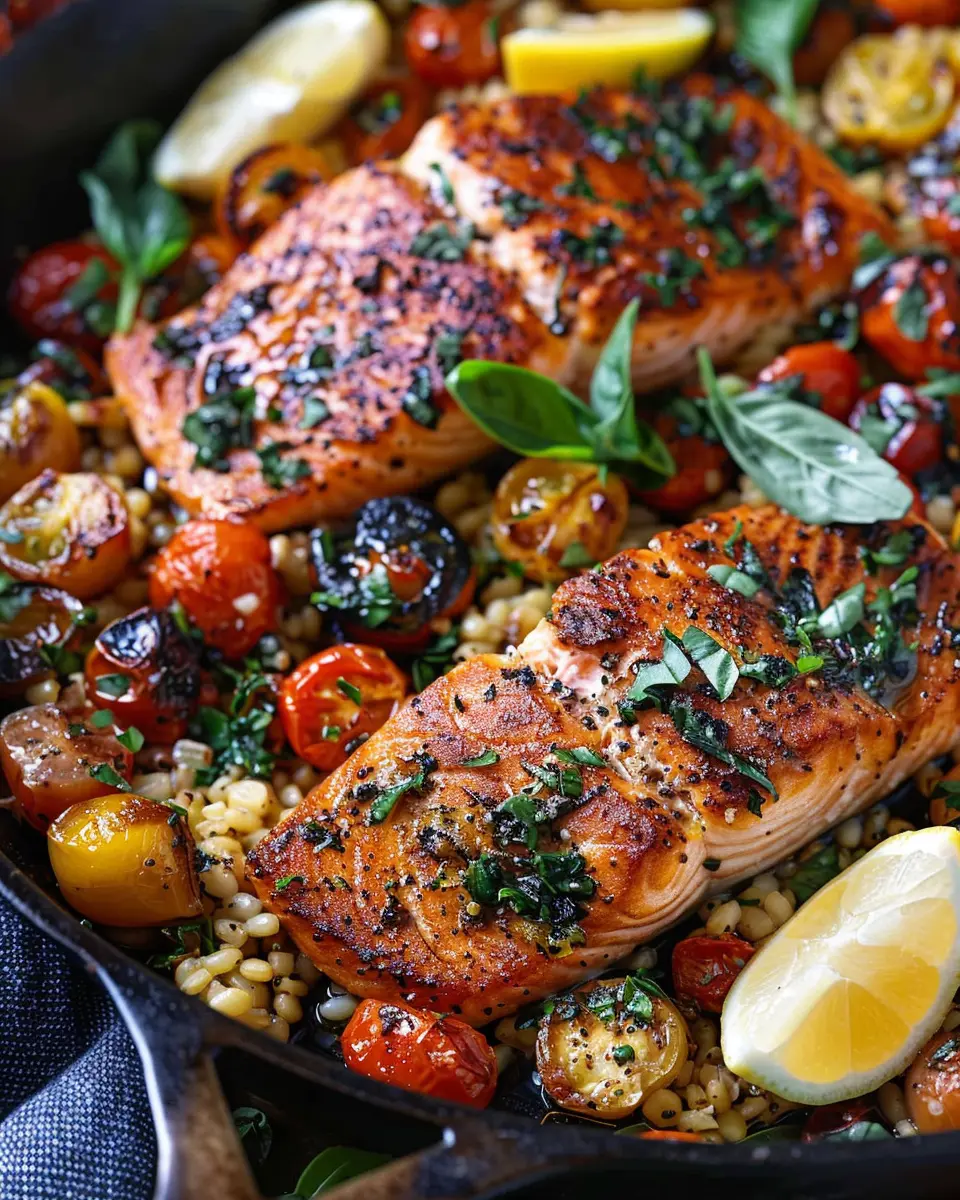 Mediterranean Salmon: Easy One-Pan, 30-Minute Meal Delight