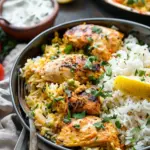 Dump and Bake Chicken Tzatziki Rice