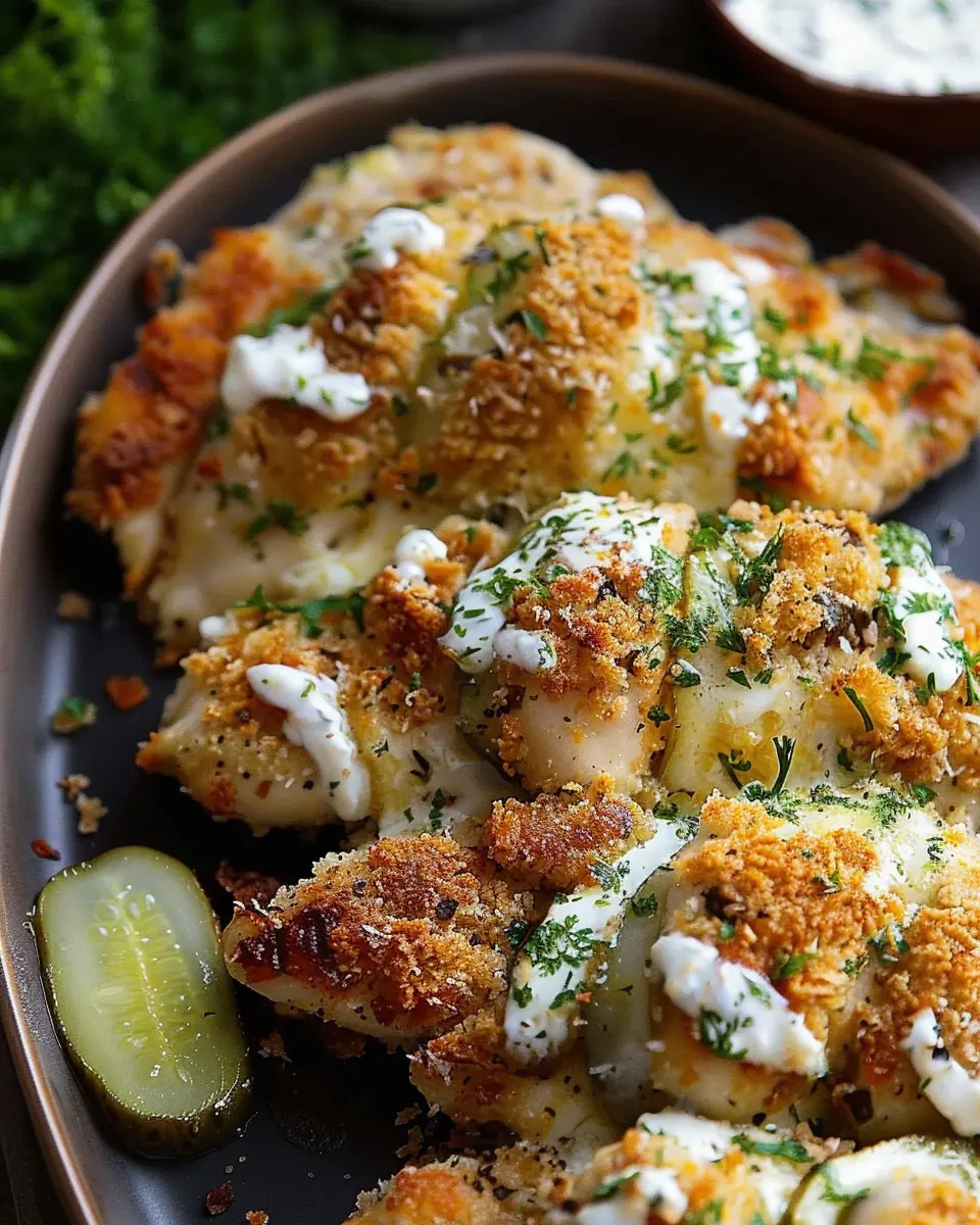 Dill Pickle Parmesan Chicken: A Juicy Twist on Comfort Food