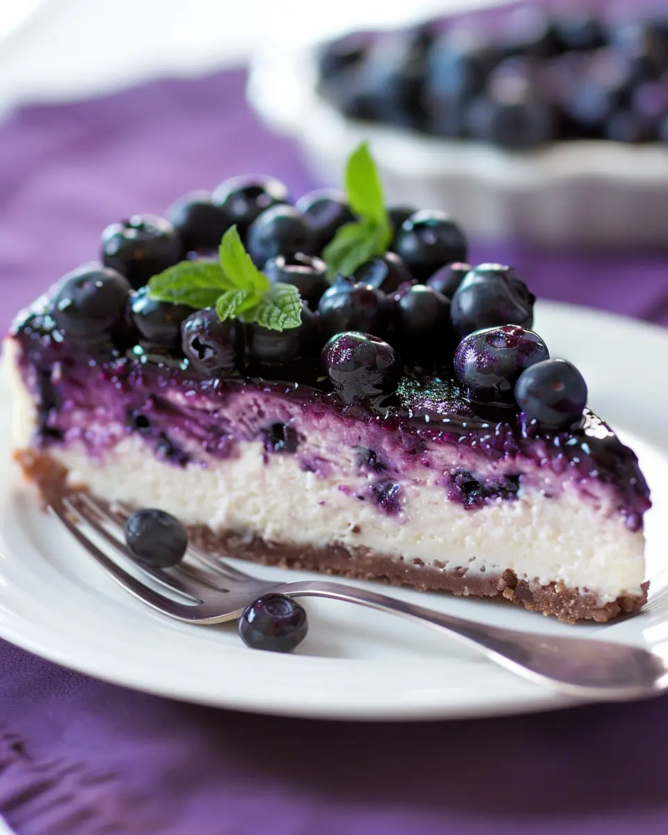 Blueberry Bliss Cheesecake: The Easy Indulgence You Crave
