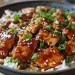 Honey BBQ Chicken Rice
