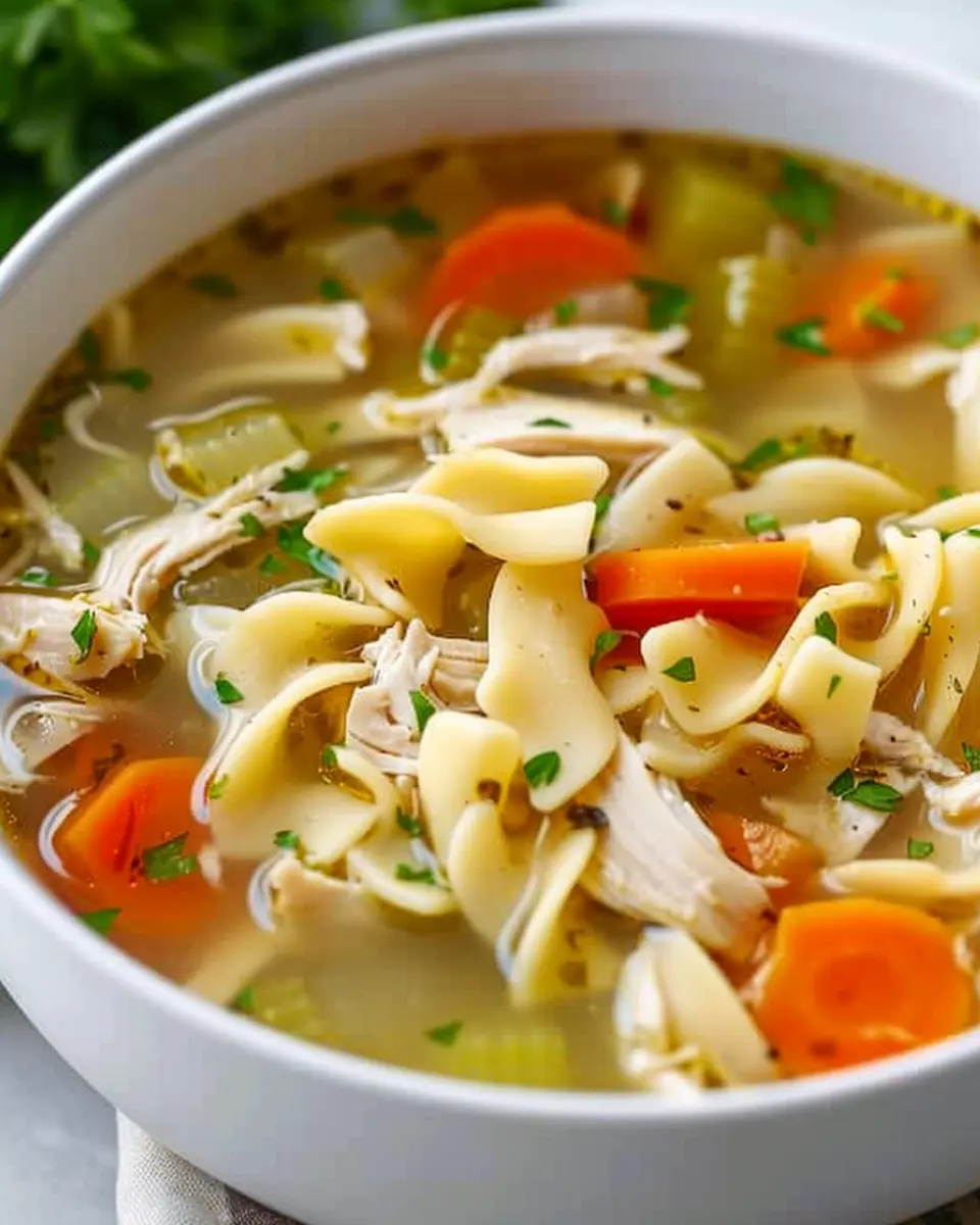 Homemade Chicken Noodle Soup: The Best Cozy Comfort Recipe