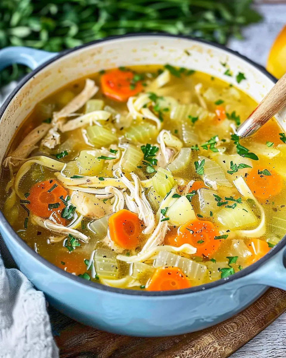 Healing Chicken Soup: A Comforting Recipe for Cozy Days