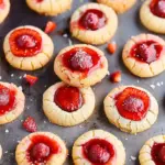 Strawberry Thumbprint Cookies