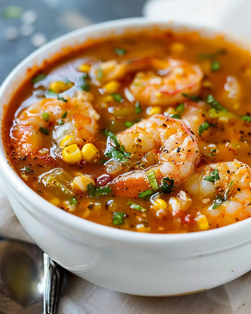 Shrimp and Corn Soup: Easy and Hearty Comfort in a Bowl