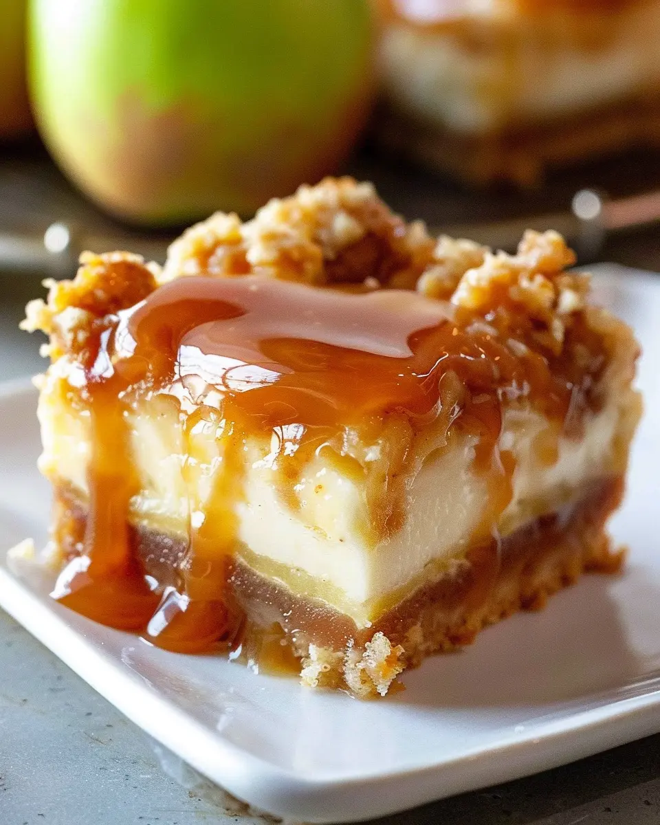 Caramel Apple Cheesecake Bars: The Best Homemade Delight