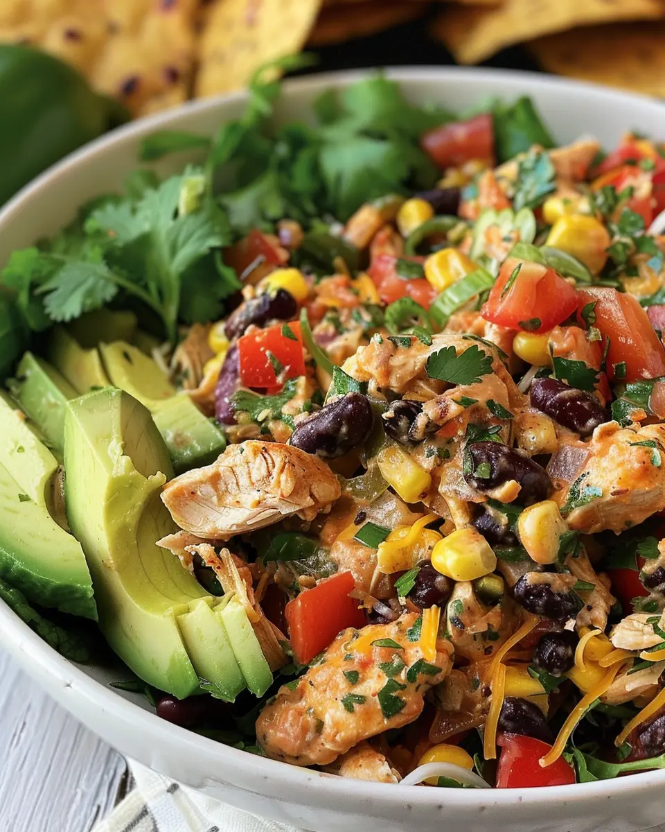 Southwestern Chicken Salad: Easy and Flavorful Weeknight Meal