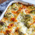 Loaded Cauliflower Broccoli Casserole