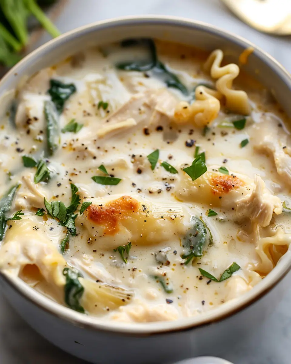 Creamy Chicken Lasagna Soup: An Easy &amp; Indulgent Comfort Meal