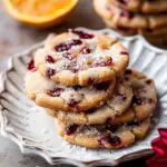 Cranberry Orange Icebox Cookies