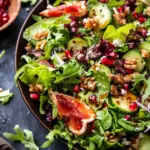 Christmas Salad with Honey Mustard Dressing