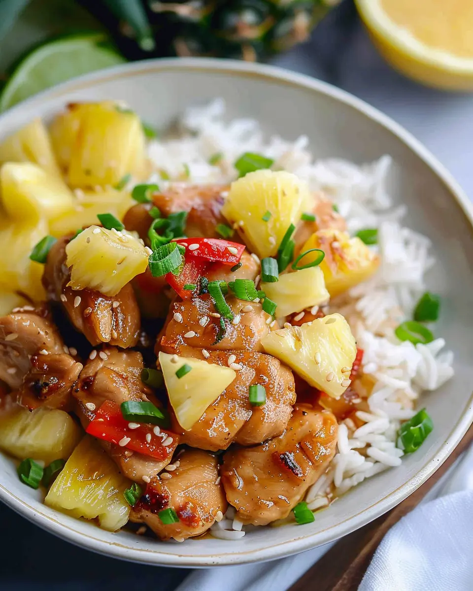 Pineapple Chicken and Rice: Easy, Juicy Comfort Food Recipe