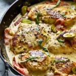 Creamy Pepperoncini Chicken Skillet
