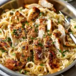 Garlic Parmesan Pasta with Chicken