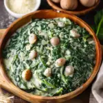 Creamed Spinach with Water Chestnuts