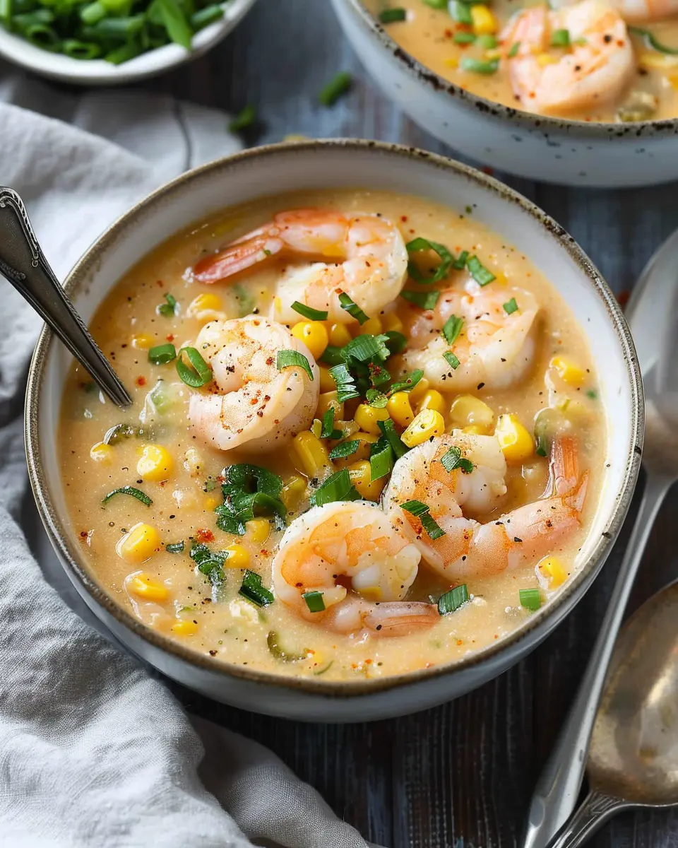 Shrimp and Corn Soup: A Cozy, Delicious Twist with Turkey Bacon