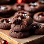 Chocolate Thumbprint Cookies