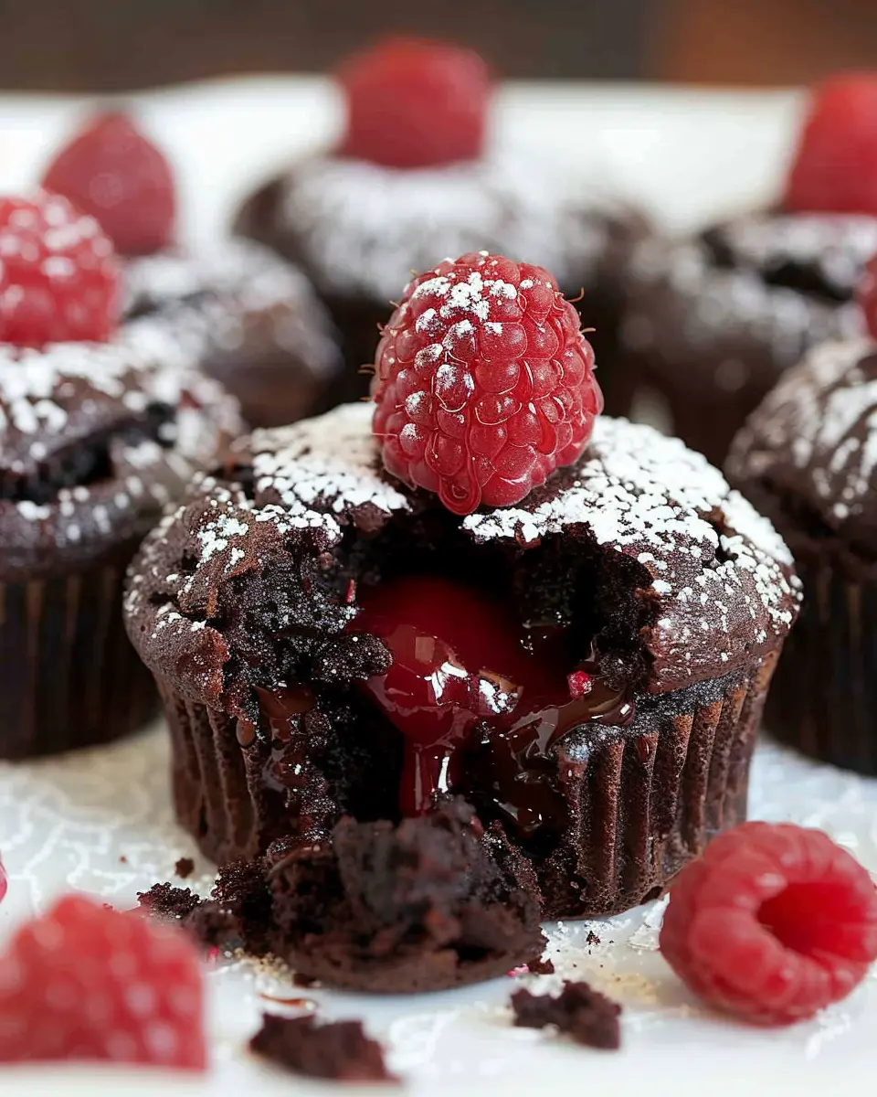 Raspberry Chocolate Lava Cupcakes: Indulgent Treats for Home Bakers