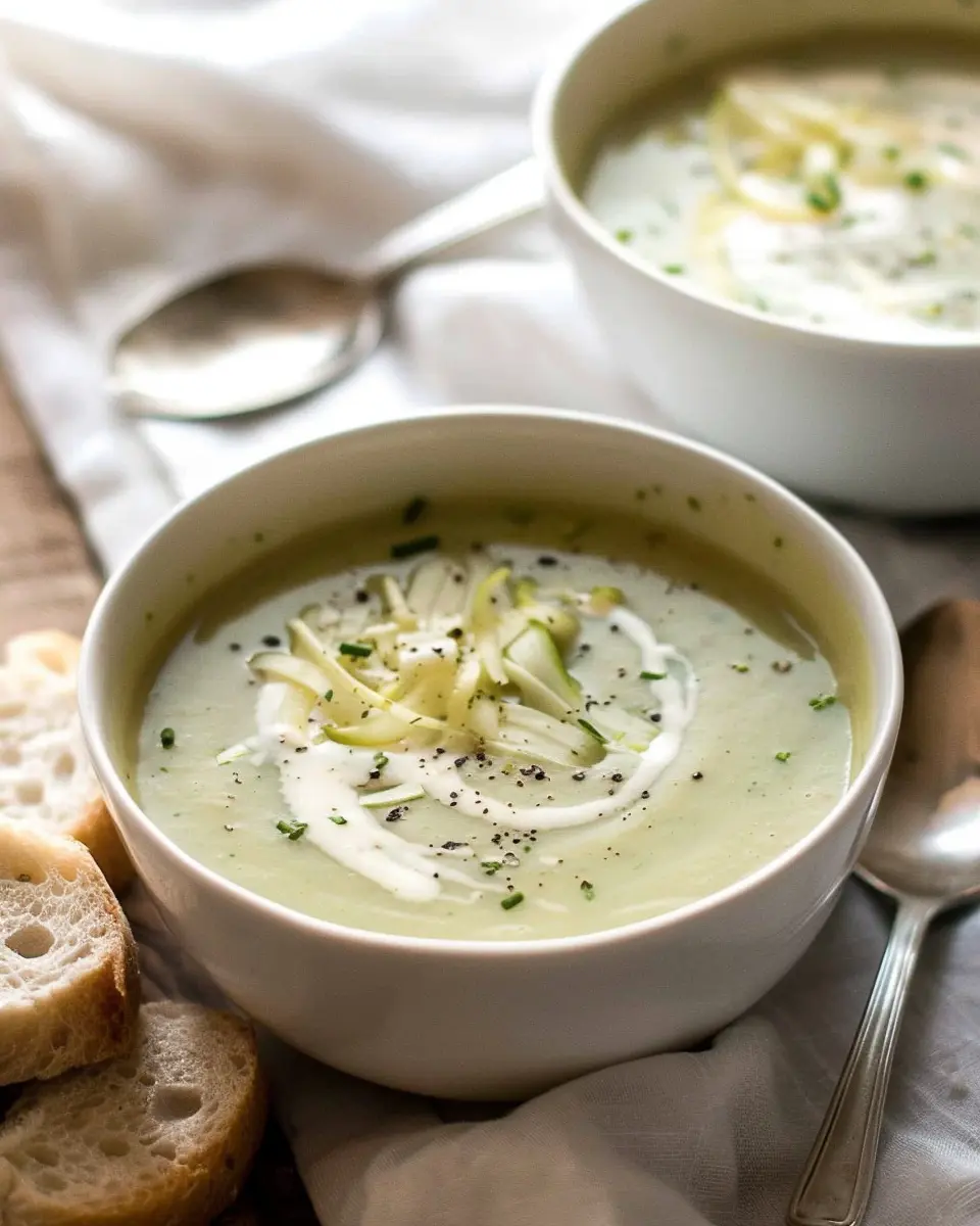 Creamy Zucchini Soup: A Comforting Bowl of Easy Goodness