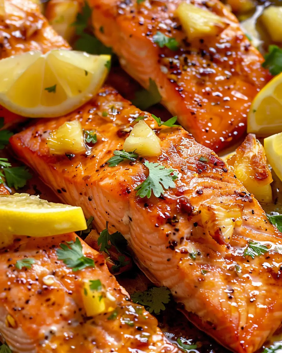 Baked Pineapple Salmon: Easy, Juicy Recipe with Turkey Bacon