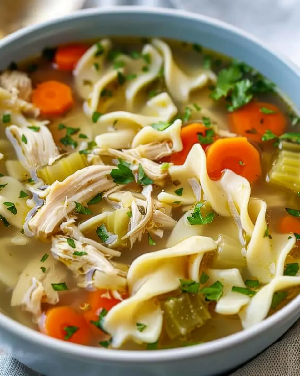 Homemade Chicken Noodle Soup: Easy Comfort Food for All