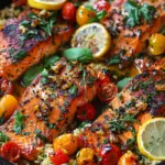 one-pan Mediterranean salmon