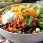 Easy Taco Rice Bowl