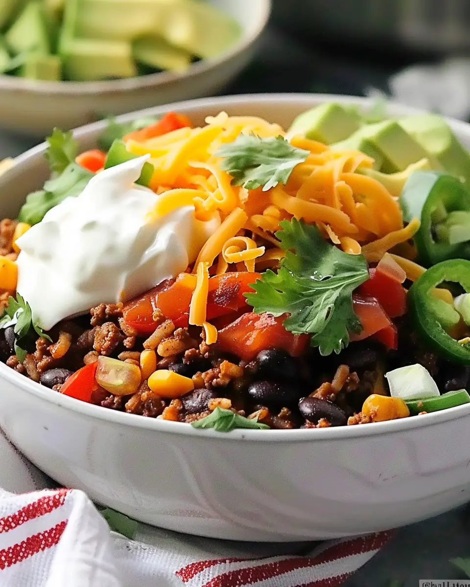 Easy Taco Rice Bowl: A Flavorful Twist on Comfort Food