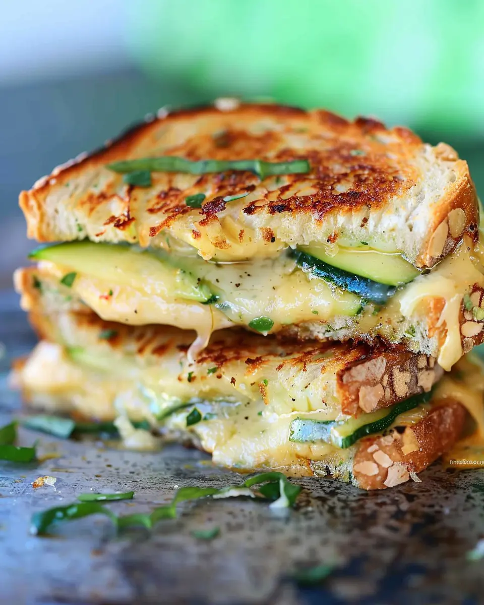 Zucchini Grilled Cheese with Turkey Bacon: A Delicious Twist