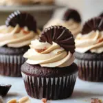 Chocolate Peanut Butter Filled Cupcakes