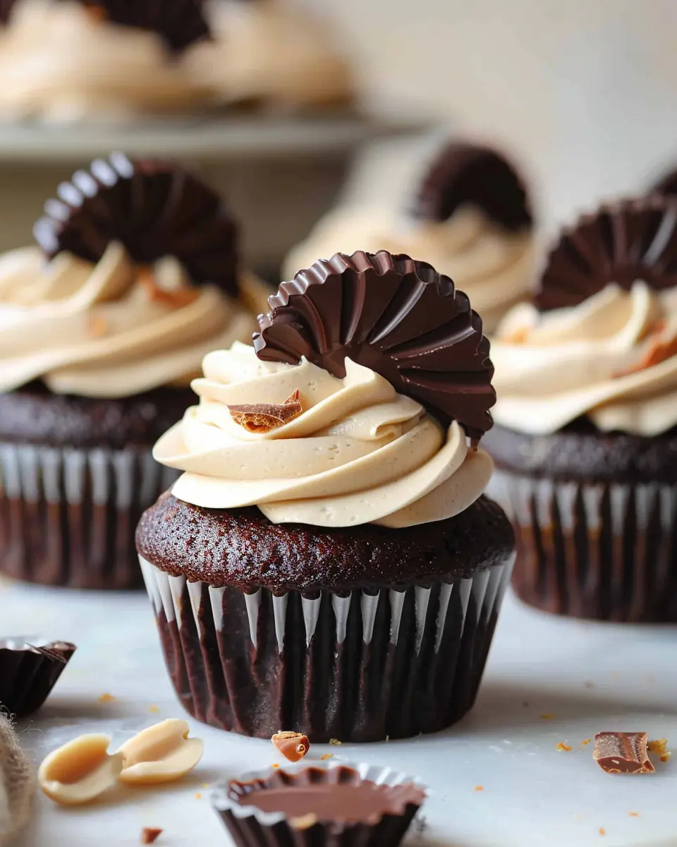 Chocolate Peanut Butter Filled Cupcakes: Easy and Indulgent Treats