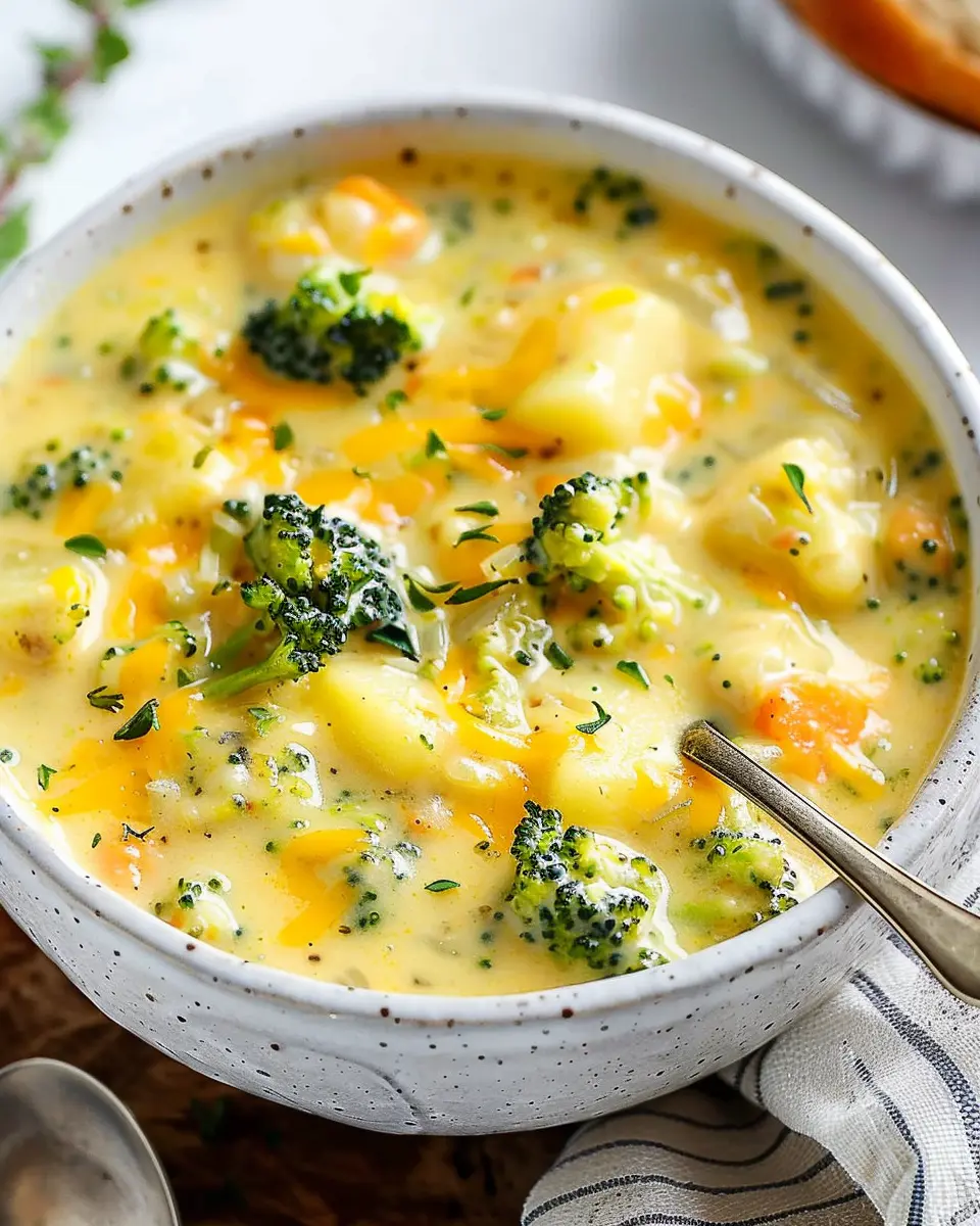 Broccoli Potato Cheese Soup: The Best Comfort Food Upgrade