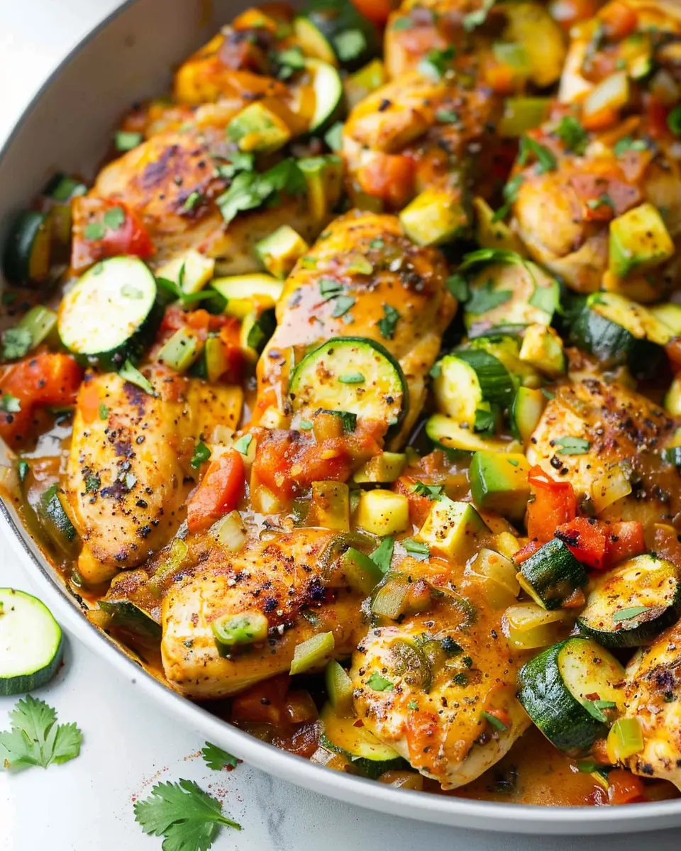 Tex Mex Chicken and Zucchini Recipe: Easy, Healthy Family Favorite