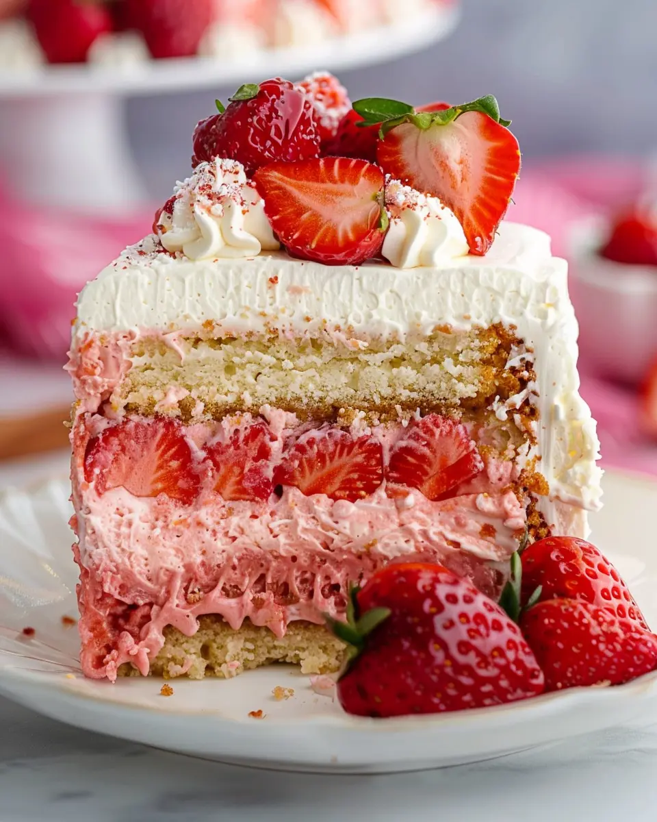 Strawberry Shortcake Cheesecake Cake: The Best Indulgent Delight