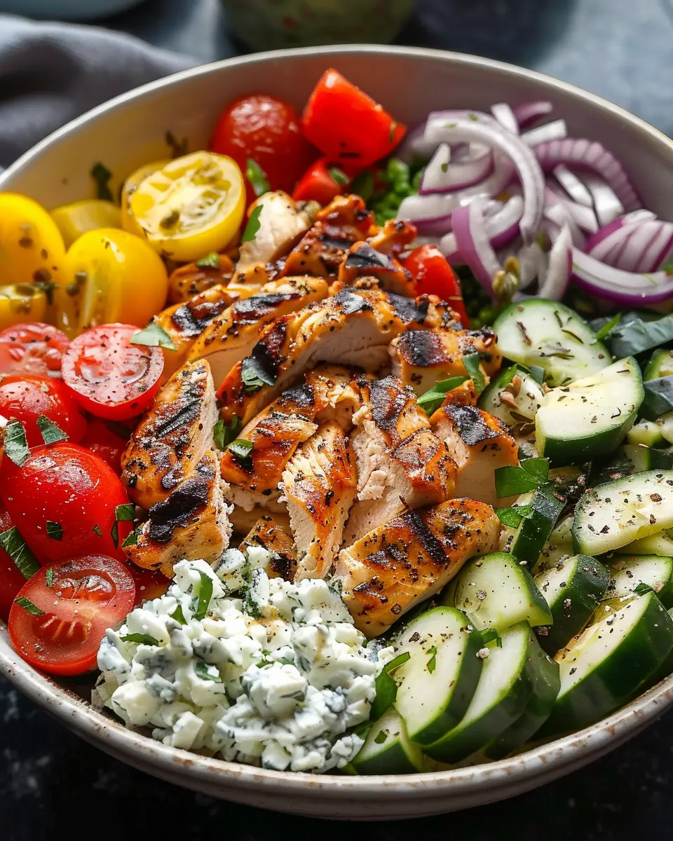 Greek Chicken Bowls: Easy, Healthy Recipe for a Flavorful Meal