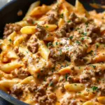High Protein Creamy Beef Pasta Recipe