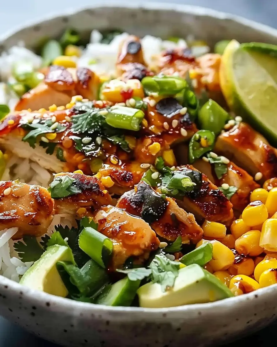 Street Corn Chicken Rice Bowl: Easy Recipe for Flavorful Bliss