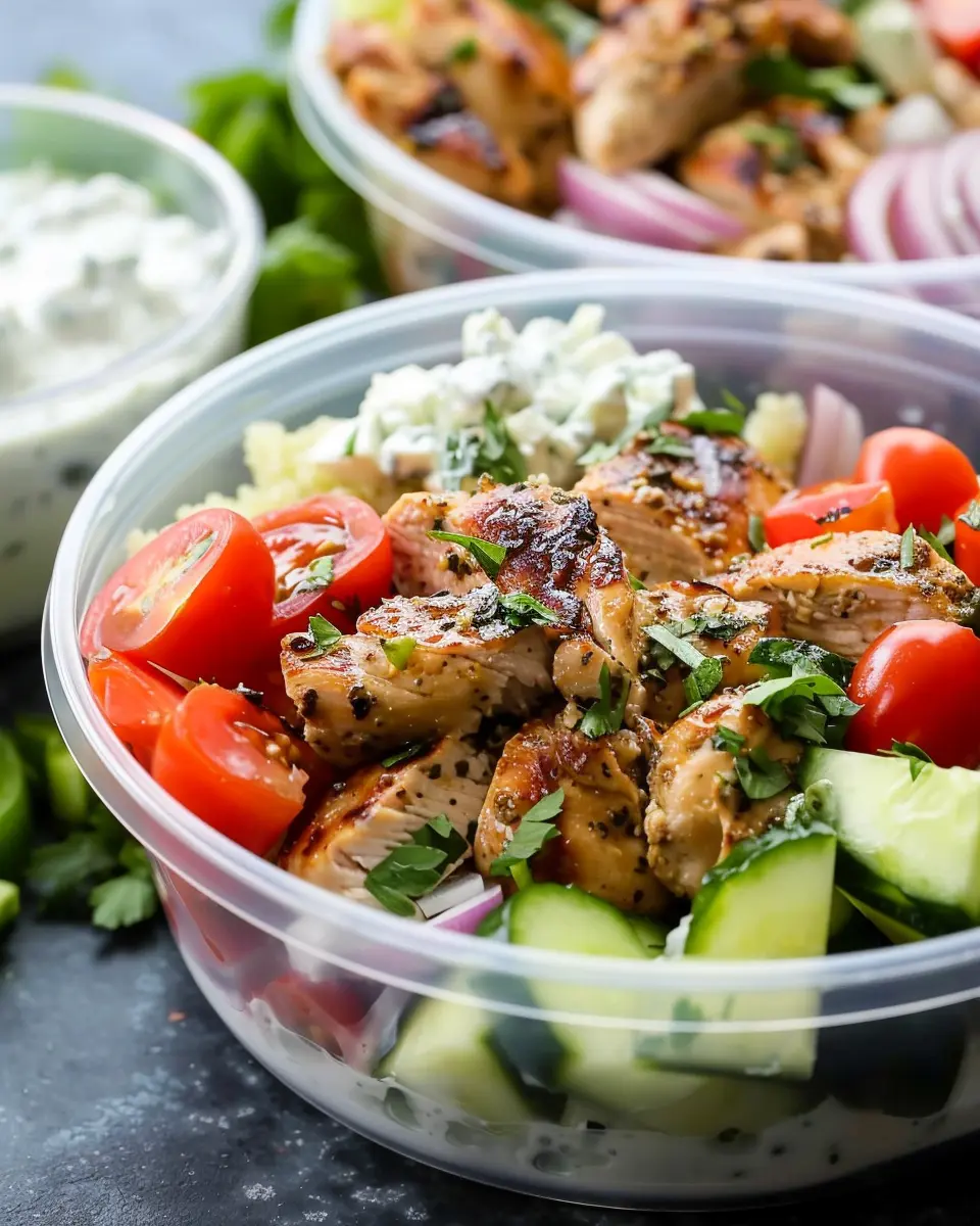 Greek Chicken Bowls: Easy, Flavorful Meals for Busy Nights