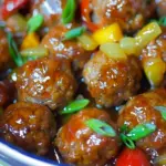 Slow Cooker Sweet and Sour Meatballs