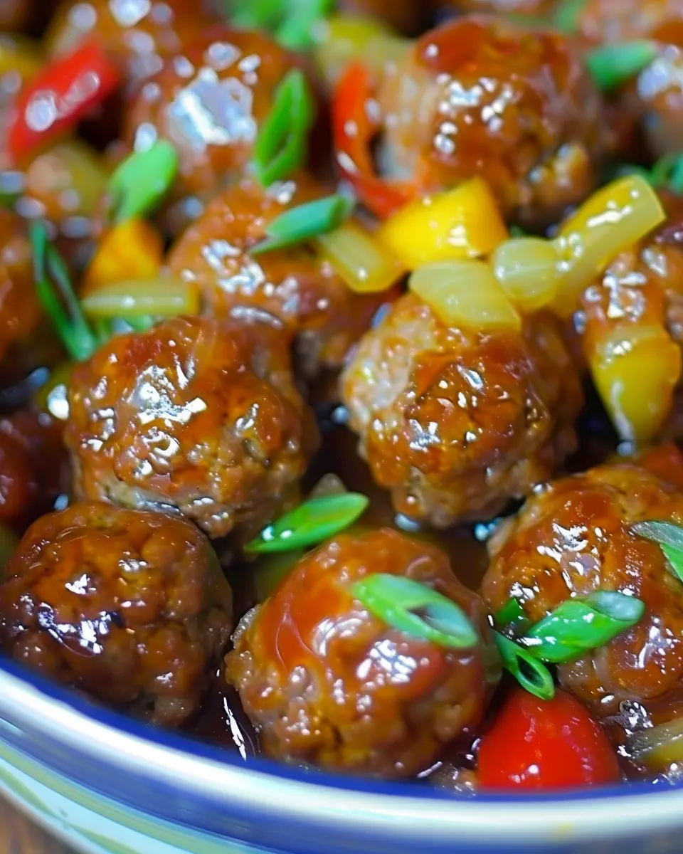 Slow Cooker Sweet and Sour Meatballs: Easy Comfort Food Delight