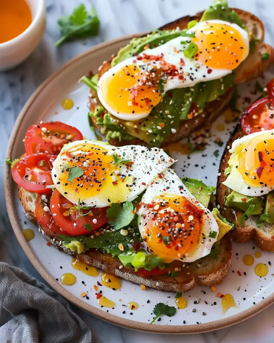 Easy Everything Seasoning Avocado Toast with Turkey Bacon Delight