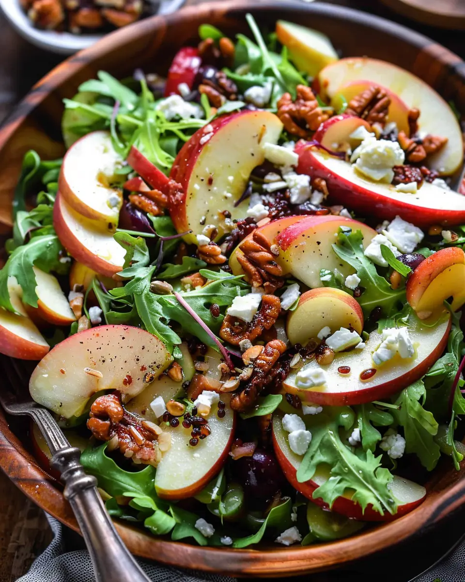 Autumn Harvest Honeycrisp Apple and Feta Salad: Best Seasonal Delight
