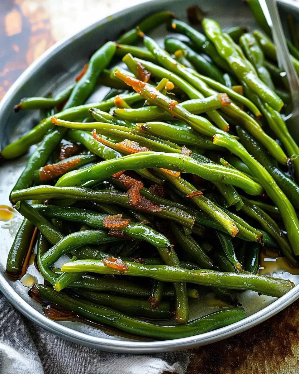 Crack Green Beans with Turkey Bacon: The Best Easy Side Dish